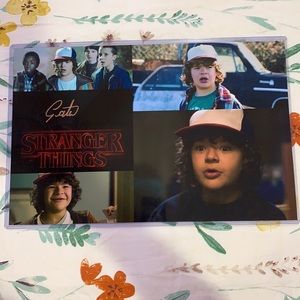 Gaten Matarazzo signed poster